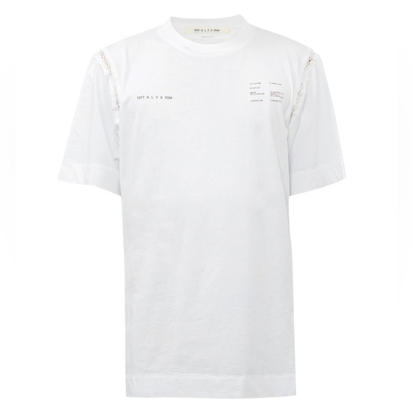 1017 ALYX 9SM White Short Sleeve Tee - Picture 1 of 8